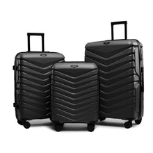 Black | ROWEX AERO 3er-Koffer-Set in Schwarz