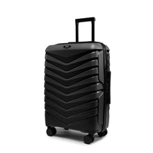 Black | ROWEX AERO Koffer in Schwarz, Dreiviertelansicht