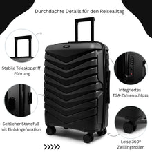 Black | ROWEX AERO Koffer in Schwarz, durchdacht