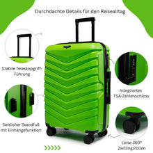 Green | ROWEX AERO Koffer in Grün, durchdacht