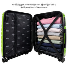 Green | ROWEX AERO Koffer in Grün, innen