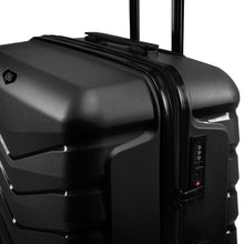 Black | ROWEX AERO Koffer in Schwarz, Teleskopgriff Detail