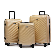 Champagner | ROWEX ROSELINE 3er-Koffer-Set in Champagner
