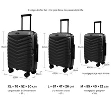 Black | ROWEX AERO Koffer in Schwarz, 3größen